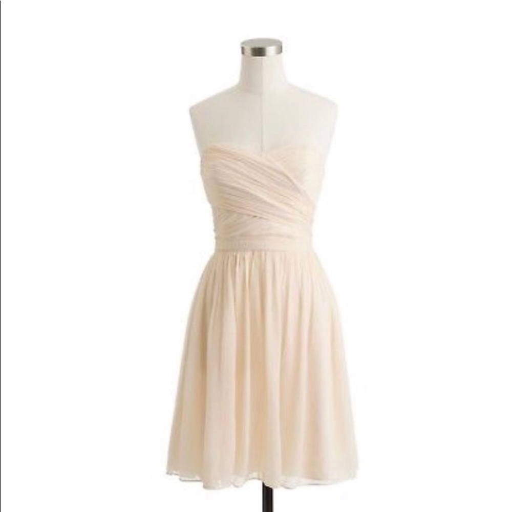 J. Crew Arabella dress cream size 0